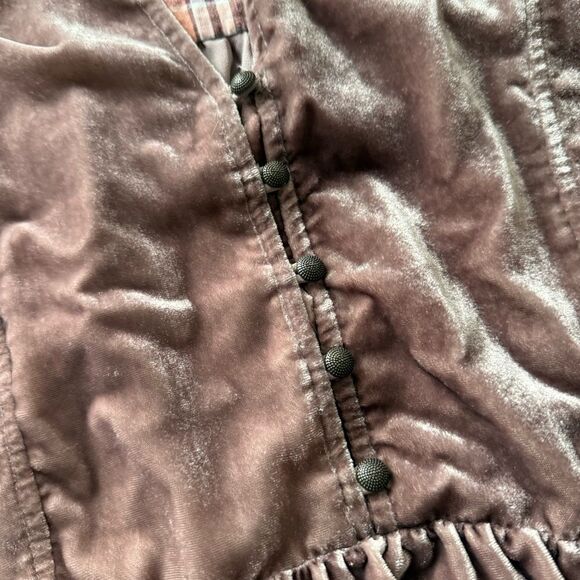 Anthropologie Holding Horses Nantes Dress Velvet Velour Schitt's Creek Alexis - Picture 5 of 6